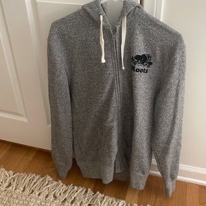 men’s roots soft hoodie size medium